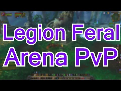 Feral Druid PvP 3v3 Arena Level 110 // WoW Legion 7.0.3