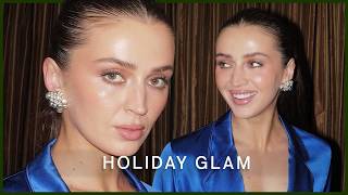 easy glam for any occasion 🪩✨ go-to makeup look for the holidays