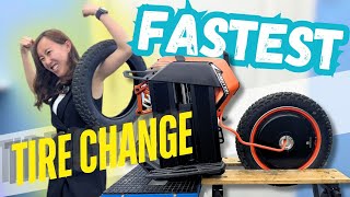 InMotion V14 - Tire Change (FASTEST & EASIEST ONE YET!)