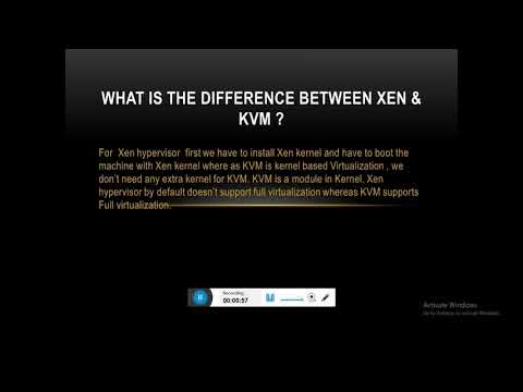 KVM XEN Interview Questions & Answers For Beginner