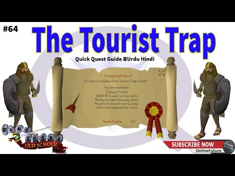OSRS│How To Complete The Tourist Trap Quest 2020│Urdu Hindi