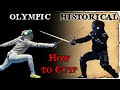 Olympic Saber Fencing vs. HEMA - Different Ways to Cut