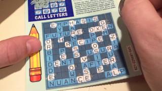 Arizona Crossword Ticket Scratch off 045