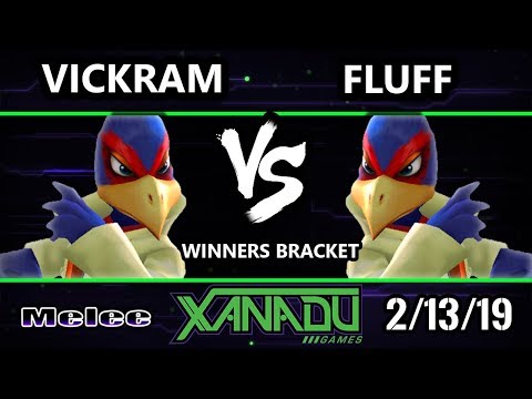 S@X 289 SSBM - Vickram (Falco) Vs. Fluff (Falco) - Smash Melee Winners Round 2