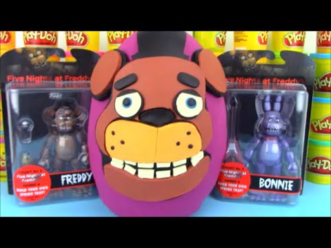 Five Nights at Freddy Huge Surprise Egg with FNaF Toys