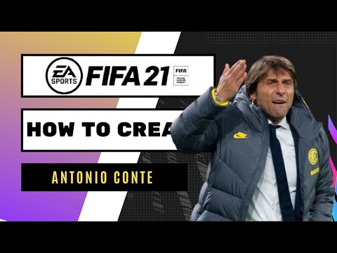 How to Create Antonio Conte - FIFA 21 Lookalike for Career Mode