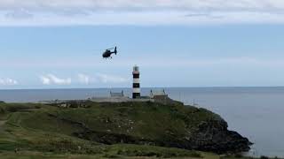 EC 130 Helicopter Taking off from Old Head Golf Links