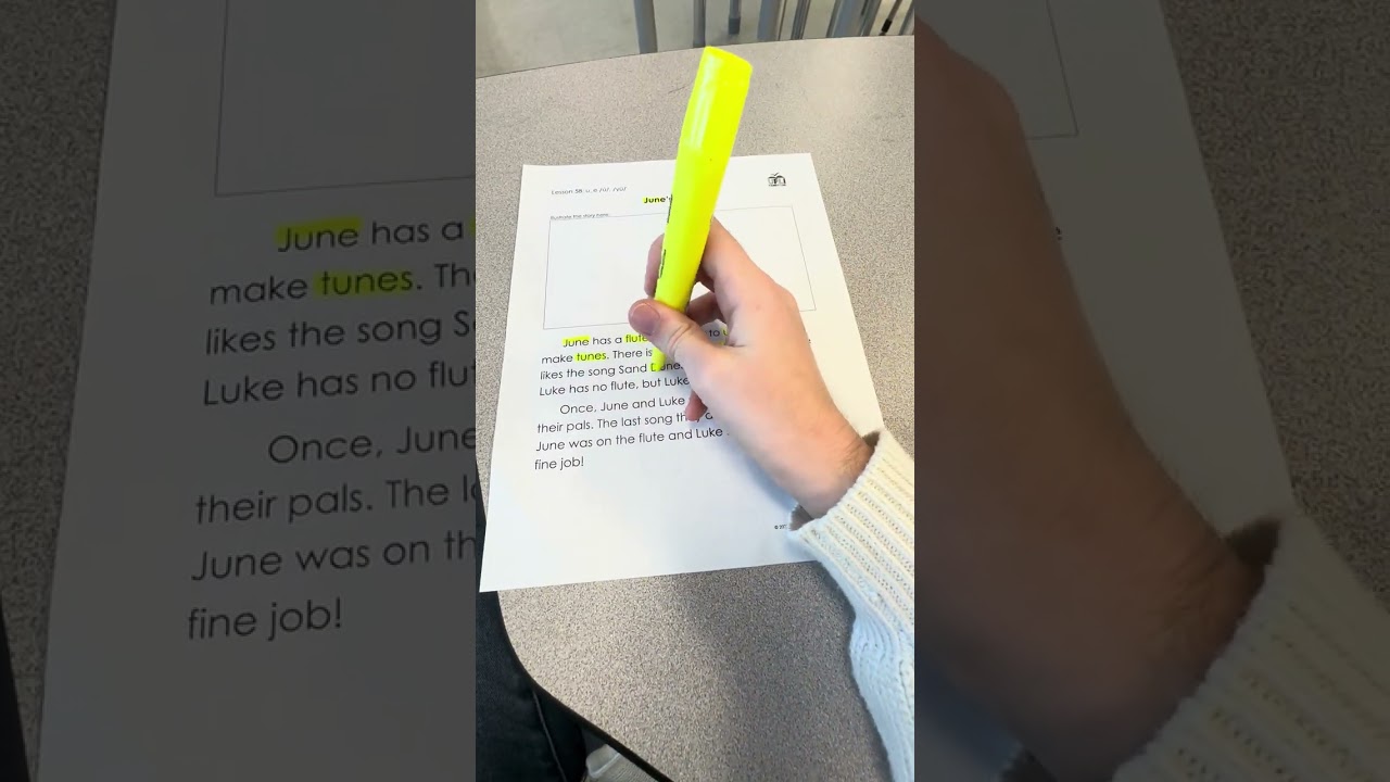 UFLI Decodable text directions