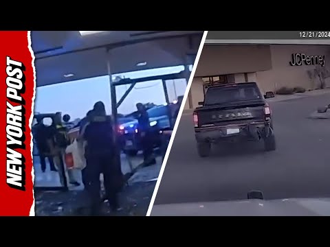 Fleeing Driver Fatally Shot by Police After PLOWING Into Mall Entrance in Texas