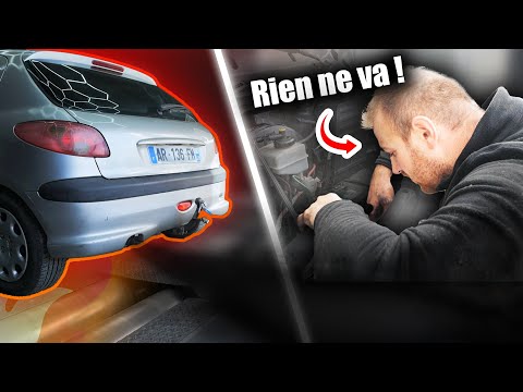 FC SÉBICHE ET SA 206 (il casse son camion)