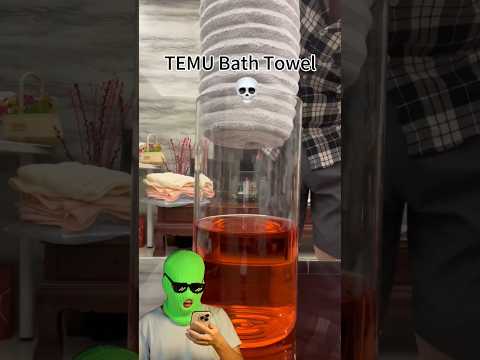 TEMU Crazy Absorbent Towel😨