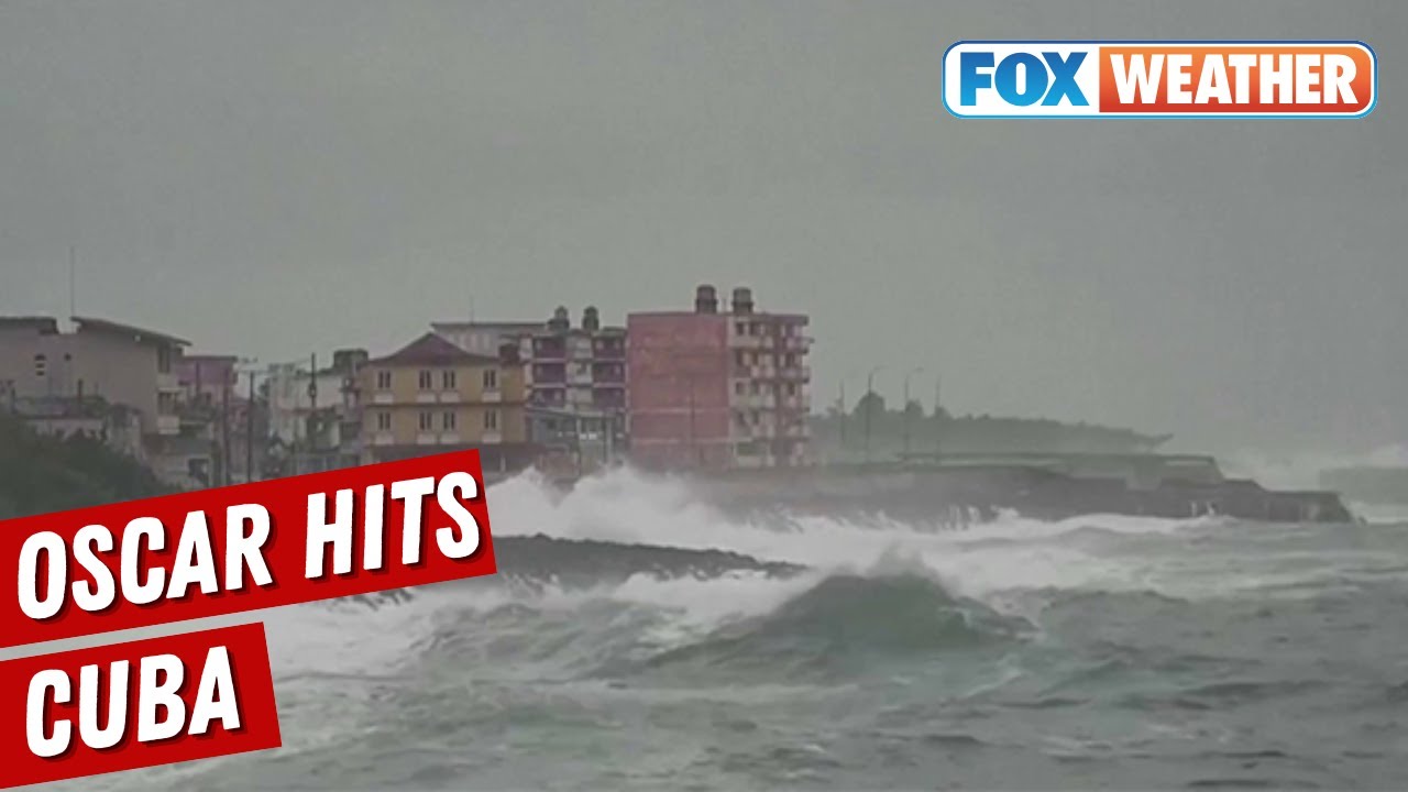 Tropical Storm Oscar Slams Cuba With Torrential Rain, Strong Winds