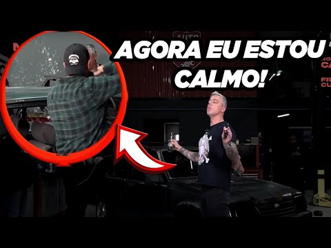 😡 FILIPE PISTOLA AO VIVO, QUEBRA VIDRO DE CARRO E SE MACHUCA! 🤕
