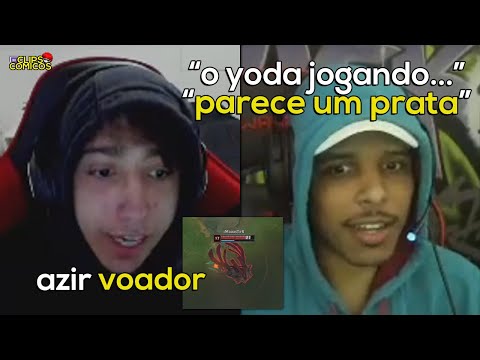 JEAN MAGO BUG JAYCE E AZIR, BUERINHO FARPANDO O YODA E GAME COM 110 KILLS - CLIPS COMICOS#111