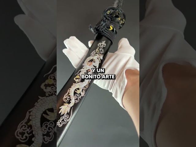 Vídeo relacionado con Daga con Cabeza de dragón de obsidiana Natural Tallada a Mano de 15 cm, Varita de Cuarzo - predeterminado