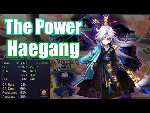 【Summoners War | Curry's RTA】The Power Haegang, he is so useful and my units is so powerup!