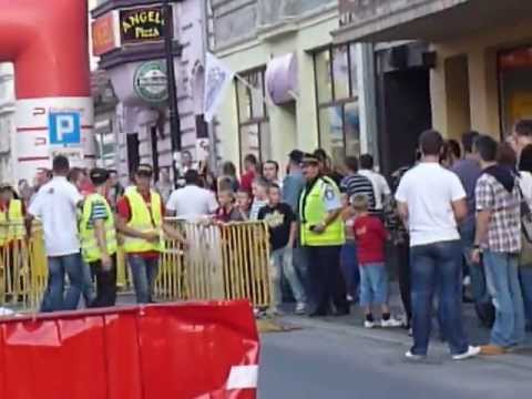 2 Rajd pleszewski "Prolog" - Wypadek seicento (wjechał w tłum)