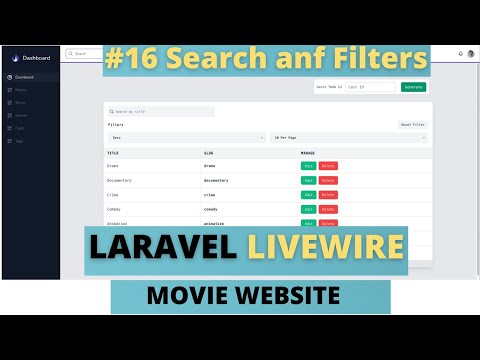 Laravel Livewire Tutorial Create Movie Website Make Your Movie App