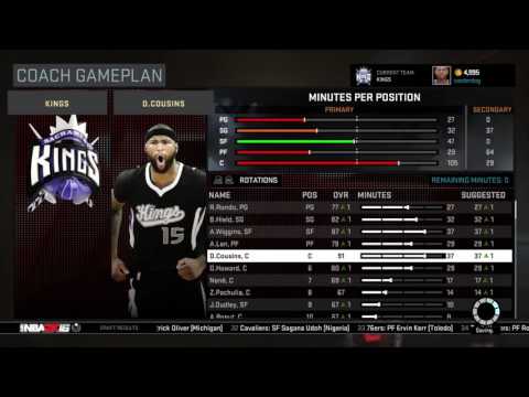 NBA 2K16 My League rebuild Sacramento kings EP 7 CHAMPIONSHIP RUN???