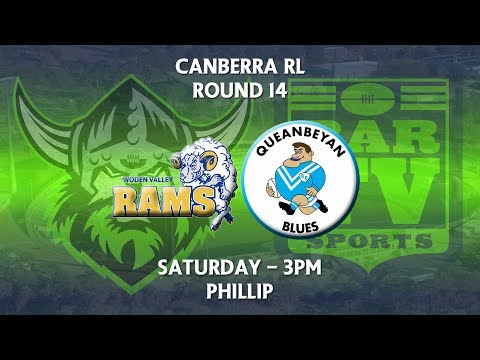 2018 Canberra RL 1st Grade Round 14 - Woden Valley Rams v Queanbeyan Blues