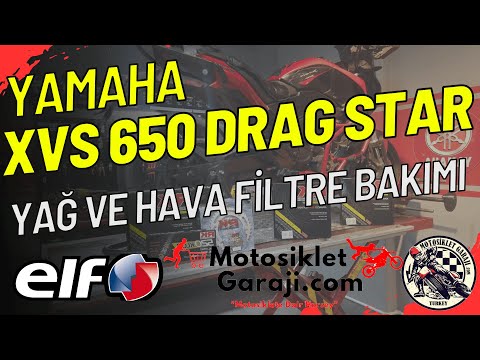Yamaha XVS 650 Drag Star Yağ ve Hava Filtre Bakımı