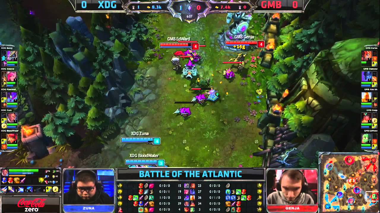 Xdg Gaming Vs Gambit Esports Battle Of The Atlantic 2013 Lol