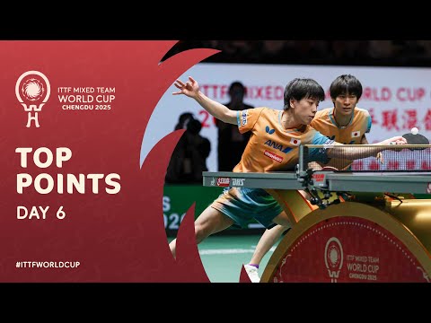 Top Points of Day 6 | ITTF Mixed Team World Cup 2025