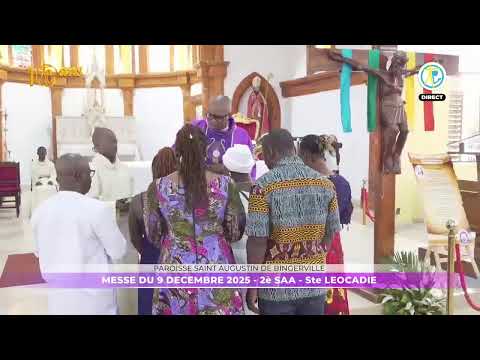 Messe de 6h20 du 9 décembre 2025 en direct de la paroisse Saint Augustin de Bingerville
