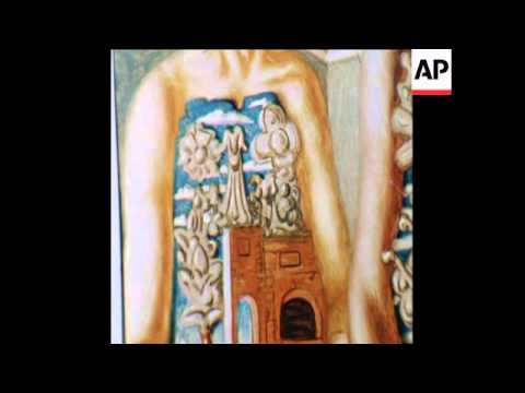 SYND 22 11 78 ITALIAN ARTIST CHIRICO LAYING IN STATE