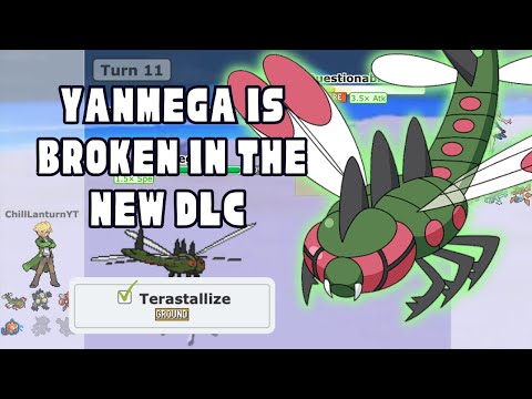 Tera Ground Yanmega Is BROKEN In The New DLC Meta - Speed Boost Yanmega Pokemon Showdown Team