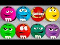 Satisfying Video Unpacking Brilliant Tins With Rainbow Skittles And Delicious M M S Candy ASMR
