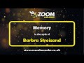 Barbra Streisand - Memory (Karaoke Version) with Lyrics On Screen
