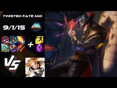 MID Twisted Fate vs Lux - NA Challenger Patch 14.10
