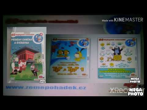 60 nejlepších večerníčků dvd 8 9 10 země pohádek dvd příběhy cvrčka a štěňátka tip a tap 1 krtkova d