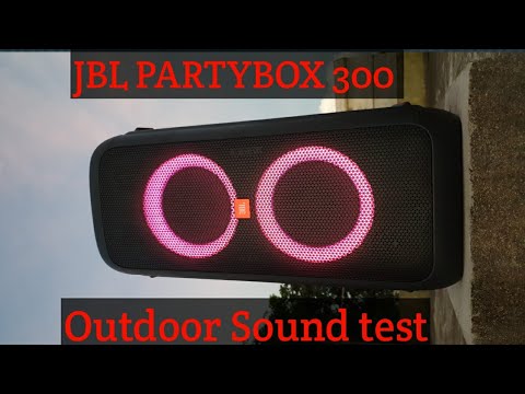 JBL PARTYBOX 300 SOUND TEST