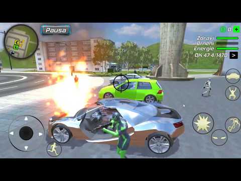 #2 Spiderman colider auto crash Rope Frog Ninja Hero - Strange Gangster Vegas,