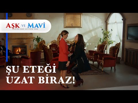 Safiye şirketteki kızların kıyafetlerini düzeltiyor! -Aşk ve Mavi 7. Bölüm