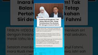 INARA RUSLI BUNGKAM! Tak Balas DM Istri Sah, Tetap Pertahankan Pernikahan Siri dengan Insanul Fahmi
