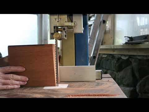 Bandsaw Slice using Scheppach Basa 3 Vario