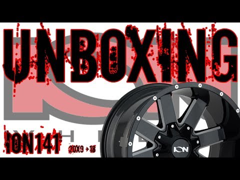 Ion 141 20x9 +18 Wheel Rim Unboxing