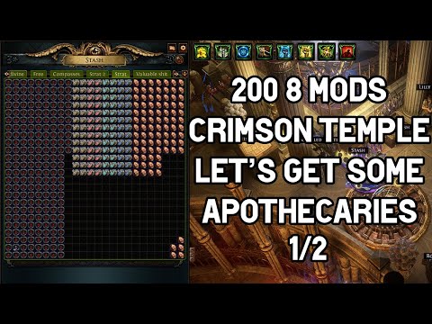 Going To Run 200 Max Juiced Crimson Temples (Before The Results) - Path Of Exile