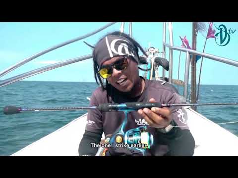 DevilCraft Fishing TV #41 - Saltwater GT Barracuda Challenge vs DC Glamour Rod, Tuas, Kedah