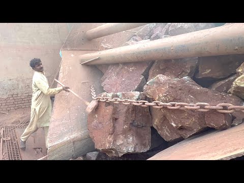 Hopper Jammed! Crushing Giant Rocks with Hammer Power 💥 | Stone Crusher Extreme Action