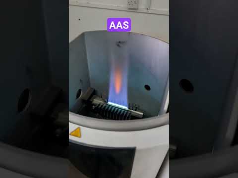 Flame Atomic Absorption Spectroscopy🔥🧪 #laboratory #lab #spectrometer #spectroscopy #chemistry #icp