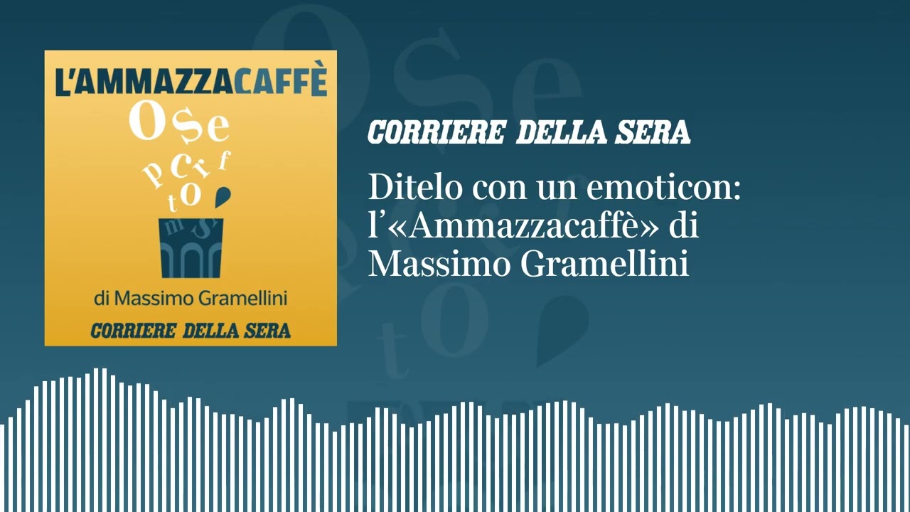 Ditelo con un emoticon: l’«Ammazzacaffè» di Massimo Gramellini