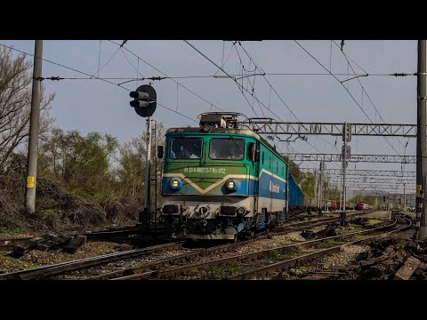 EA 272 a Unicom Tranzit părăsind gara Dej Călători cu marfar Zalău Nord-Călărași Nord; Martie 2024