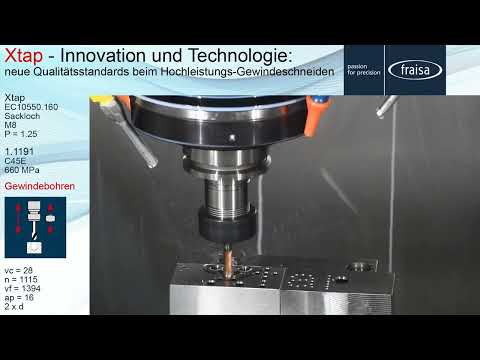 FRAISA Xtap - Innovativer Allrounder mit herausragenden Eigenschaften