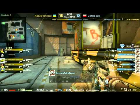 GuardiaN 2for1 AWP shot to enter Final - NaVi vs Virtus pro CS:GO Counter Pit League Season 2 Finals