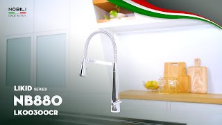 VÒI RỬA BÁT CẦN MỀM NOBILI LIKID NB880 video 1