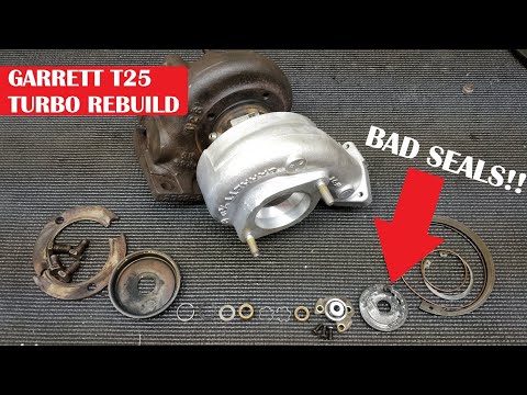 Rebuilding a Garrett Nissan SR20 T25 Turbo for Miata